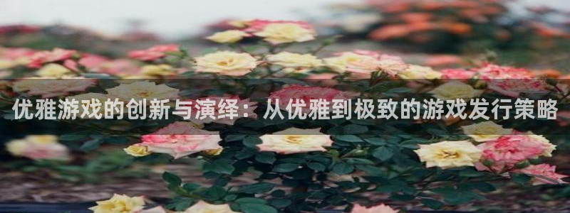 杏耀子文化有什么游戏：优雅游戏的创新与演绎：从优雅到极致的游戏发行策略