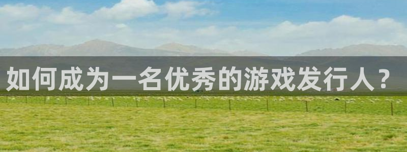 杏耀官网平台代理开号：如何成为一名优秀的游戏发行人？